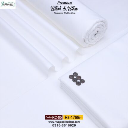 Wash n Wear Off white