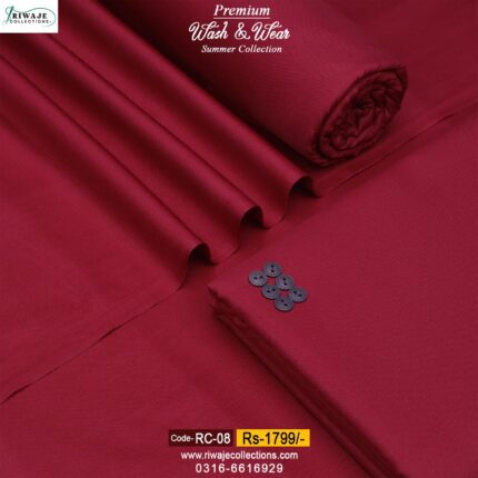 Premium Wash & Wear - Maroon